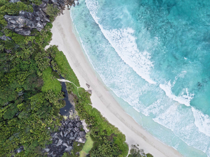Strand auf La Digue | Seychellen